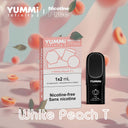 0% Nicotine | Yummi Prefilled Pod White Peach T