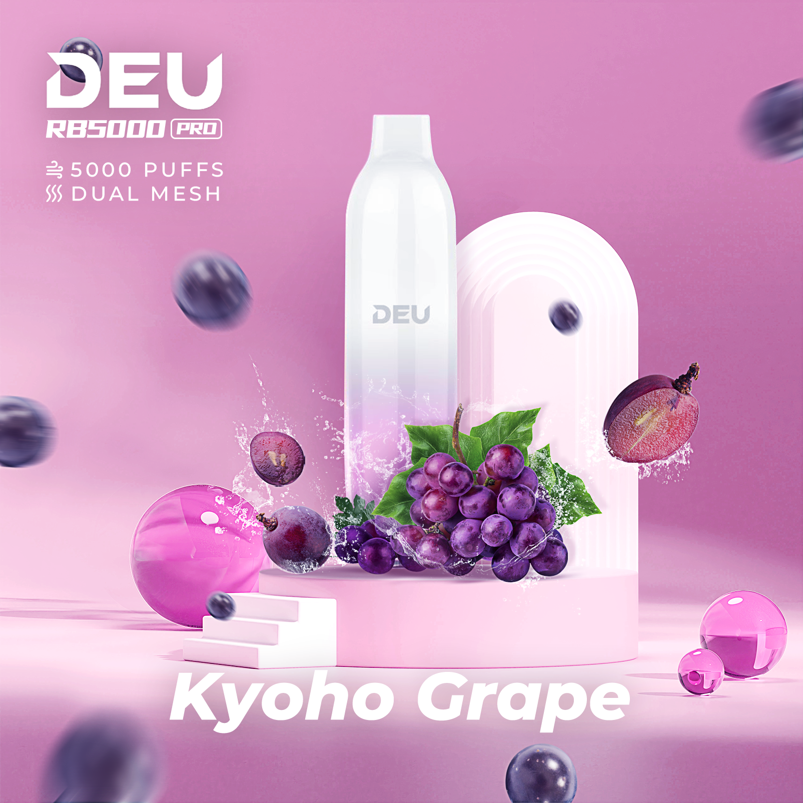 DEU RB5000 Pro Disposable Vape - Kyoho Grape