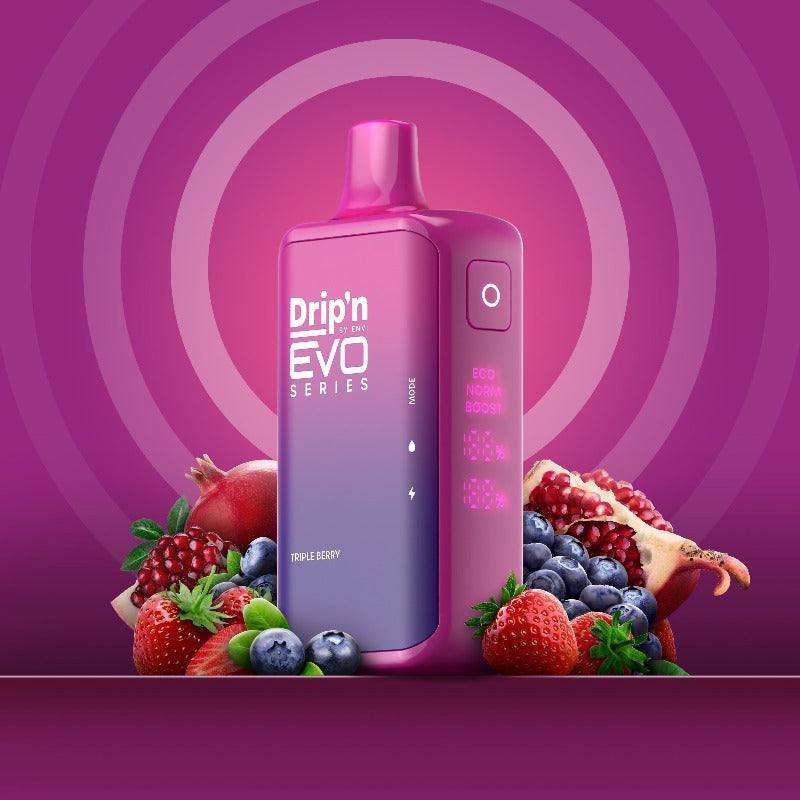 Drip'n by Envi EVO Series 28K (28000) Disposable - Triple Berry