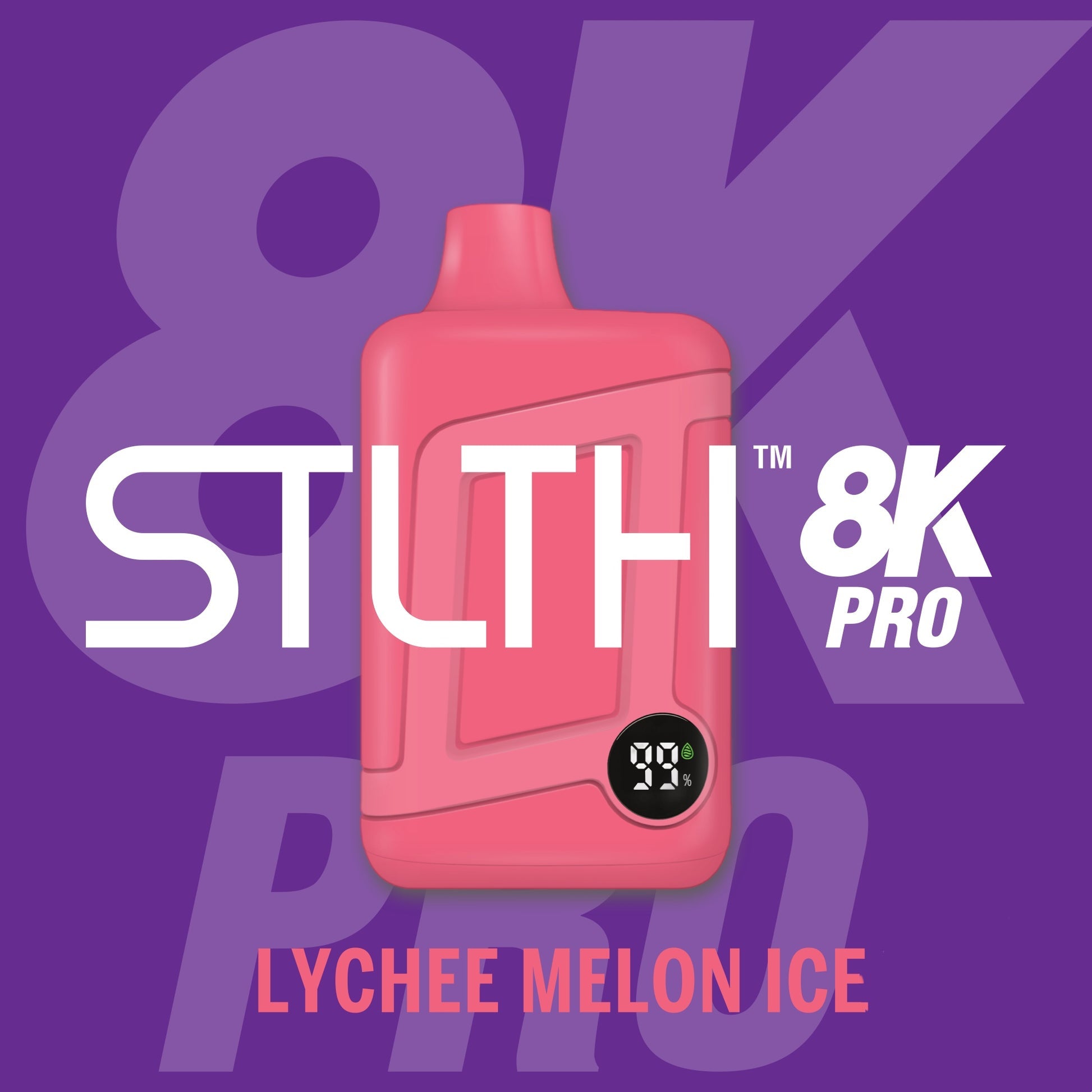 STLTH 8K PRO Disposable - Lychee Melon Ice