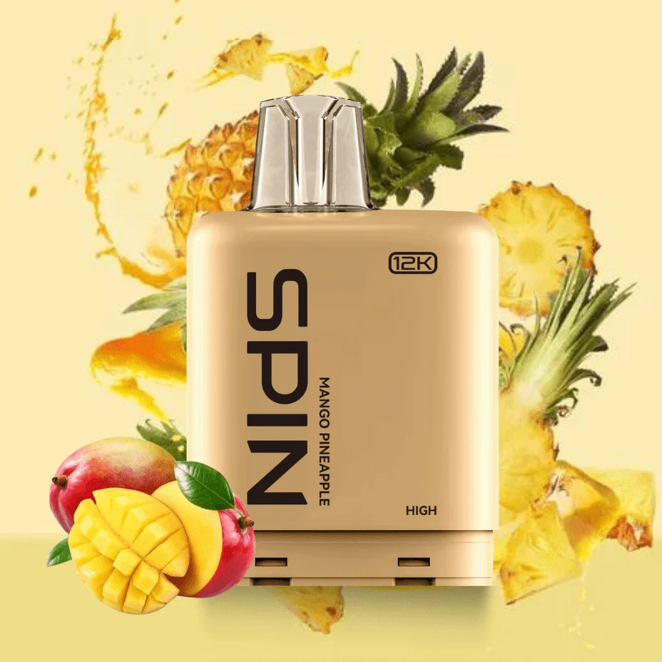 Spin Fizz X Pod 12000 Puffs Vape - Mangue Ananas 