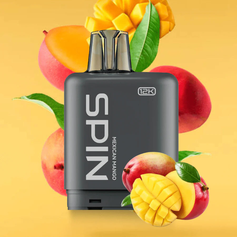 Spin Fizz X Pod 12000 Puffs Vape - Mexican Mango