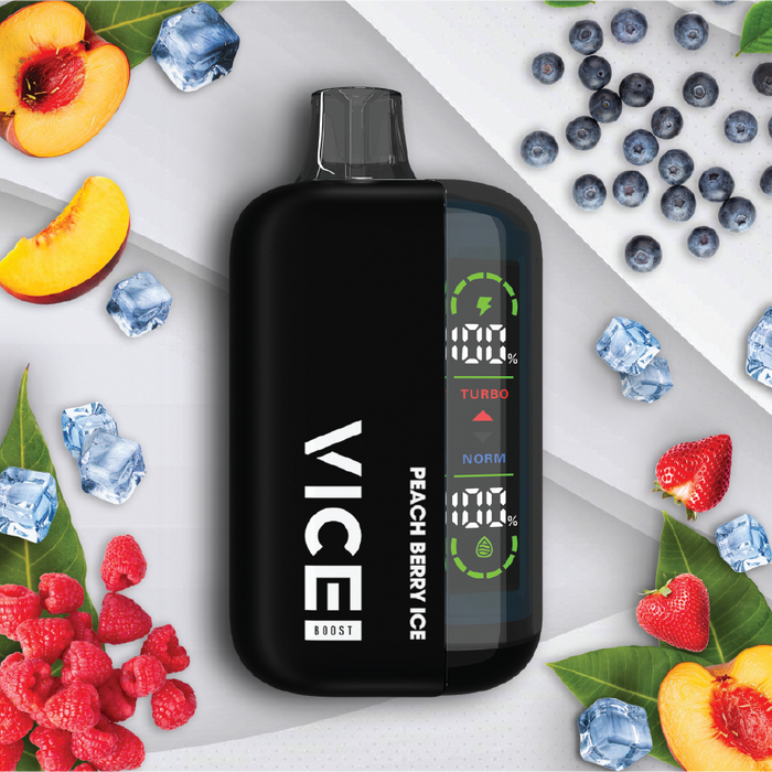 VICE BOOST 9000 Disposable Vape - Peach Berry Ice