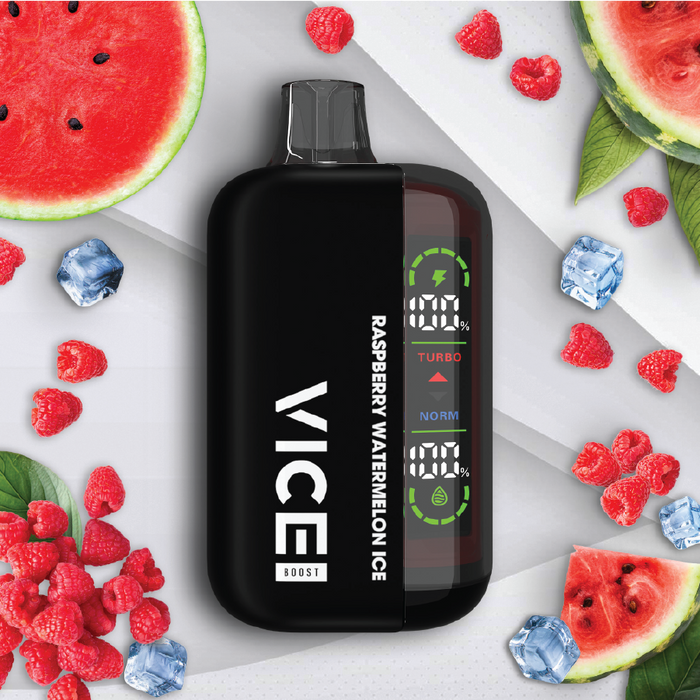 VICE BOOST 9000 Disposable Vape - Raspberry Watermelon Ice