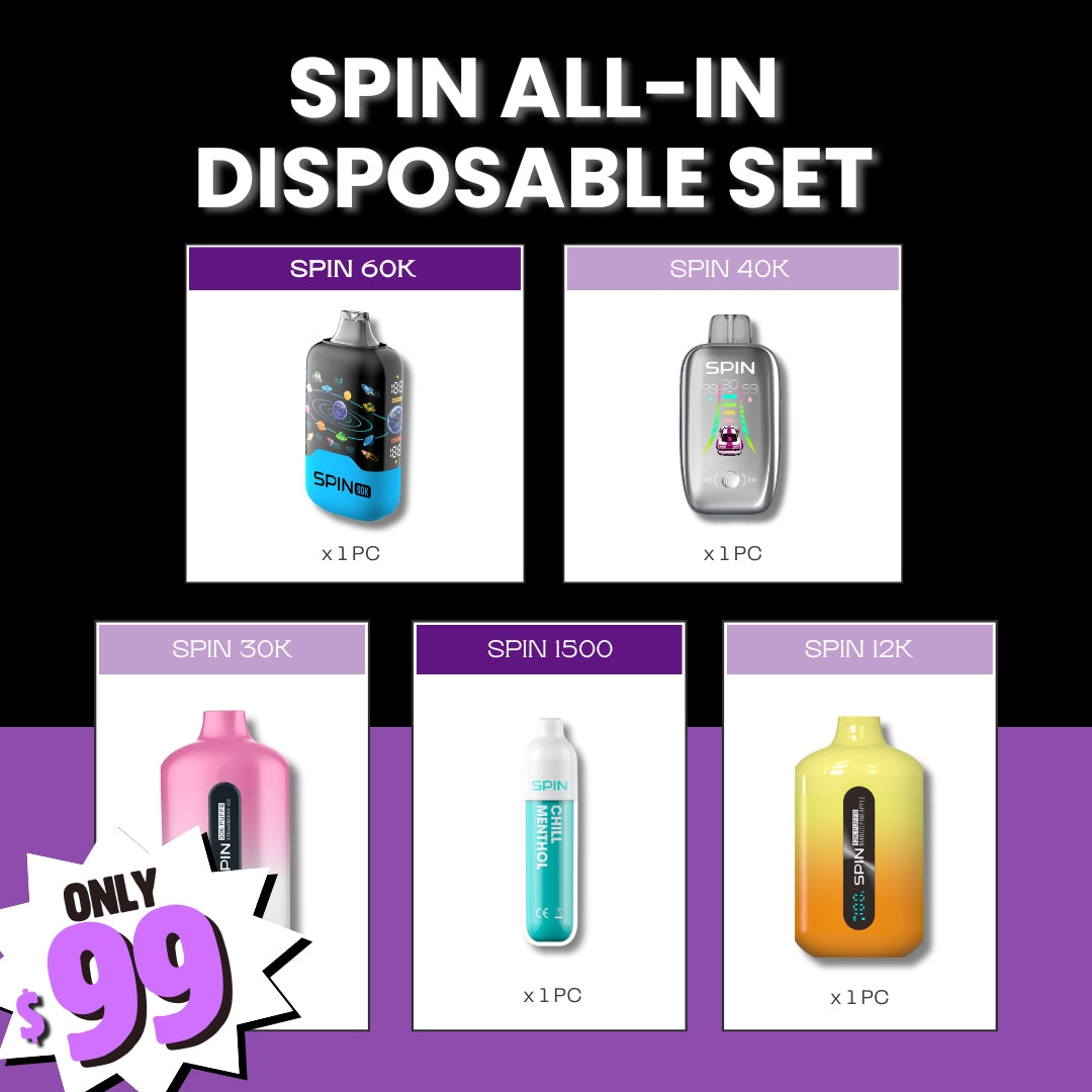 SPIN All-in-Disposables Gift Set (5pcs)