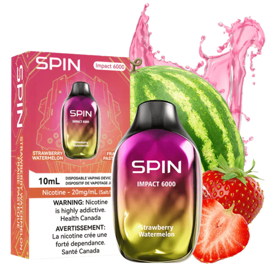 Spin Impact 6000 Disposable Vape - Strawberry Watermelon