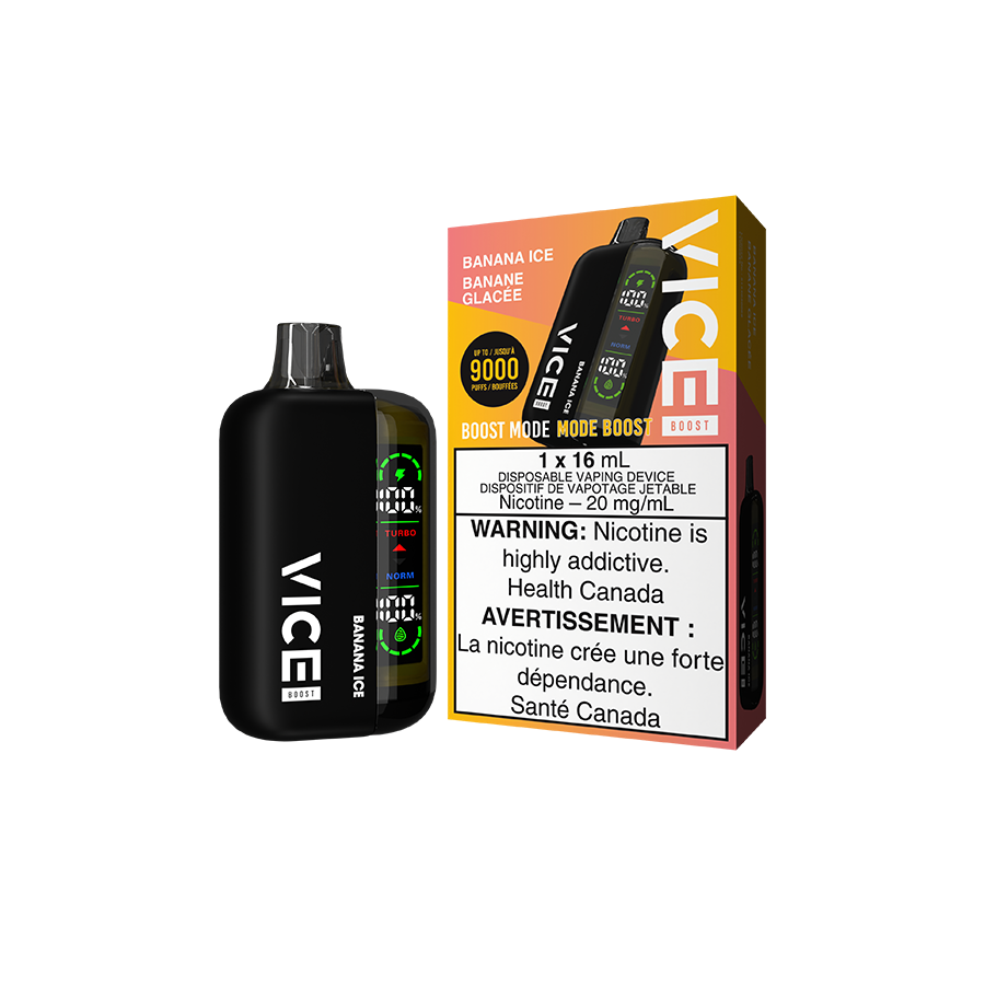 VICE BOOST 9000 Disposable Vape - Banana Ice