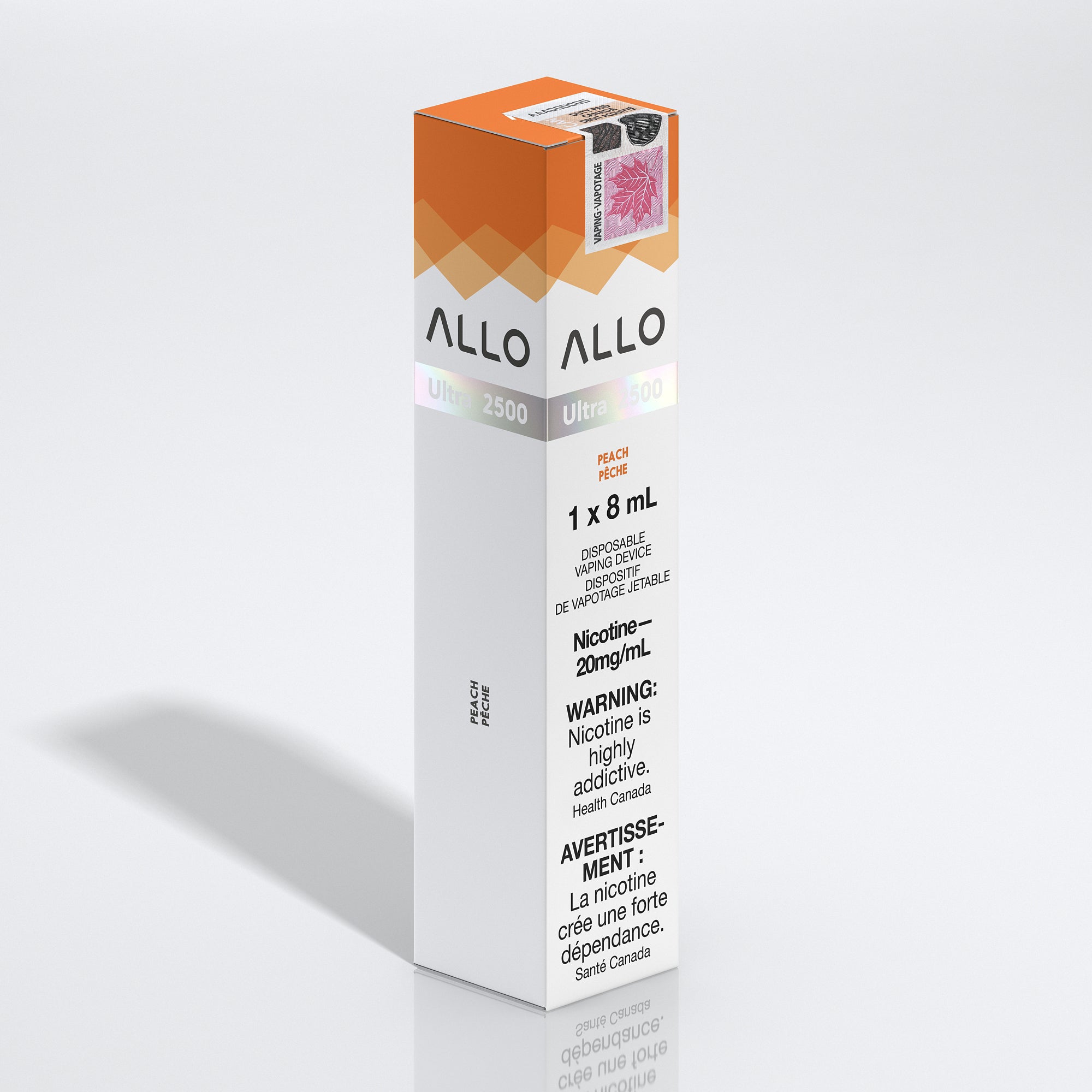 Allo Ultra 2500 Disposable Vape Peach