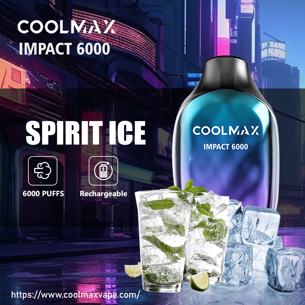 Coolmax Impact 6000 Disposable Vape Spirit Ice(Super Cool)