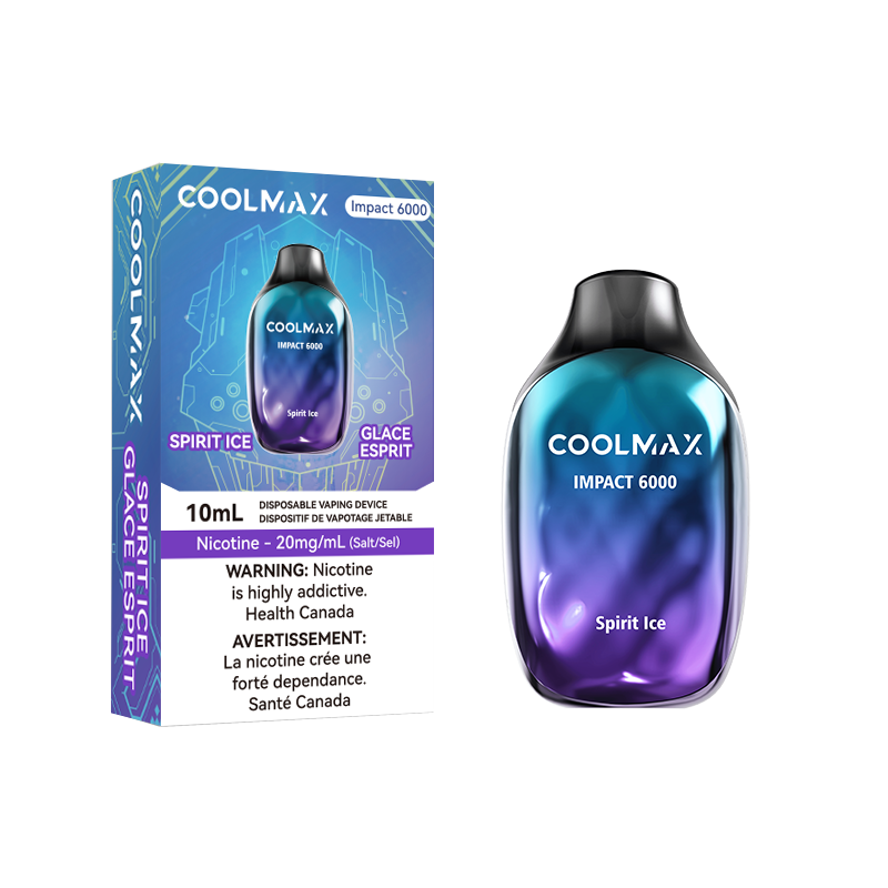 Coolmax Impact 6000 Disposable Vape Spirit Ice(Super Cool)