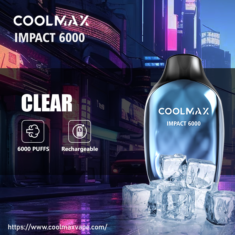 Coolmax Impact 6000 Disposable Vape Clear