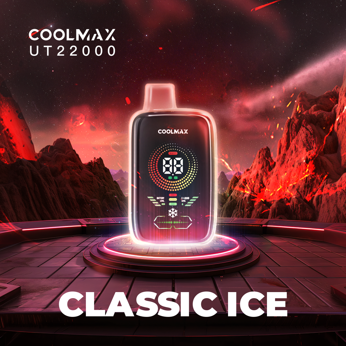 Coolmax Ut22000 Disposable Vape Classic Ice(Super Cool)