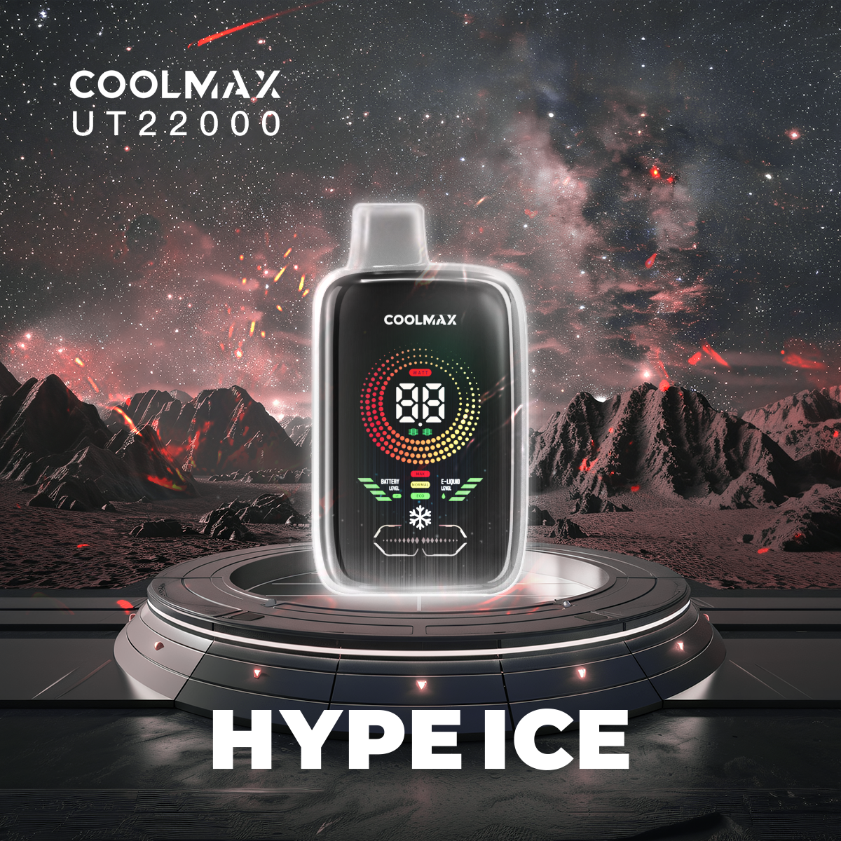 Coolmax Ut22000 Disposable Vape Hype Ice(Super Cool)