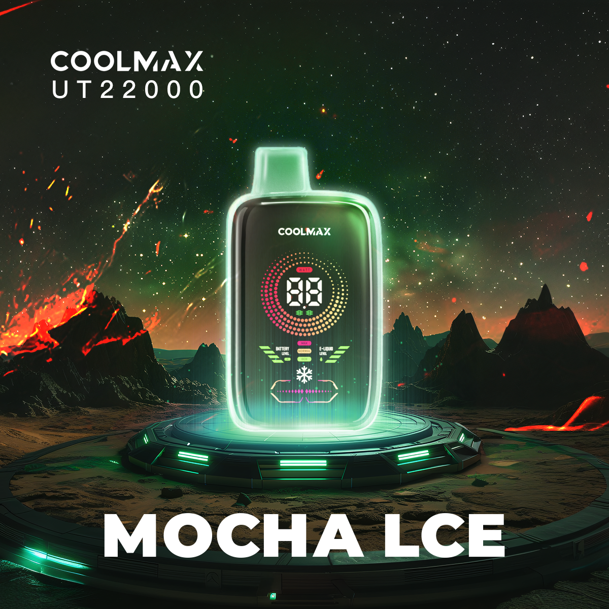 Coolmax Ut22000 Disposable Vape Mocha Ice(Super Cool)