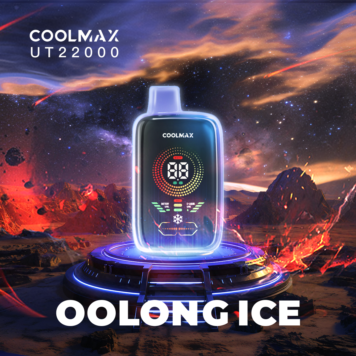 Coolmax Ut22000 Disposable Vape Oolong Ice(Super Cool)