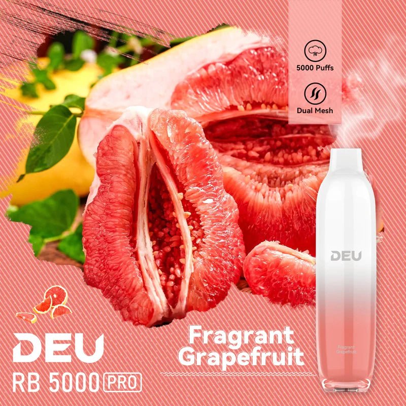 Deu Rb5000 Pro Disposable Vape Fragrant Grapefruit