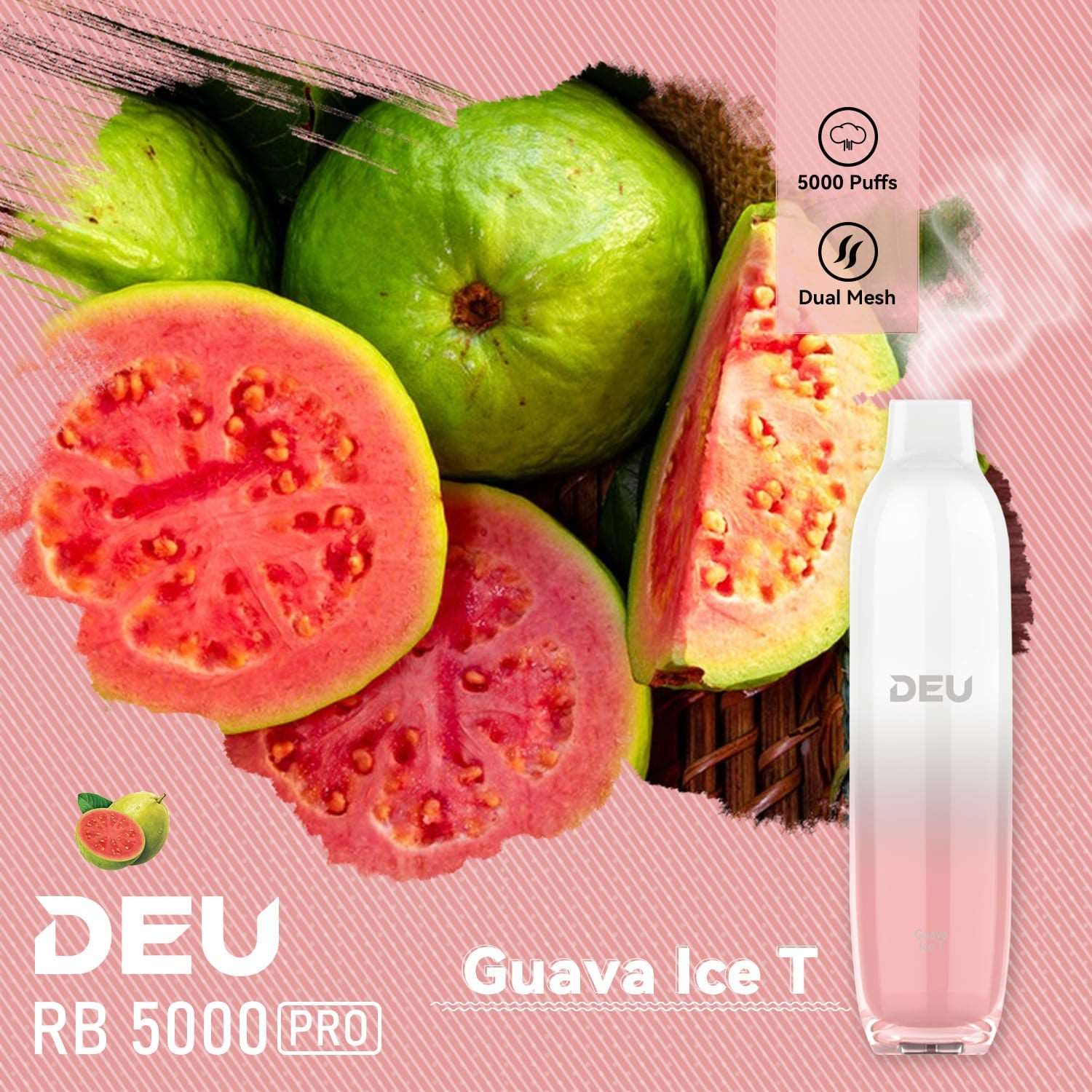 Deu Rb5000 Pro Disposable Vape Guava Ice T(Super Cool)