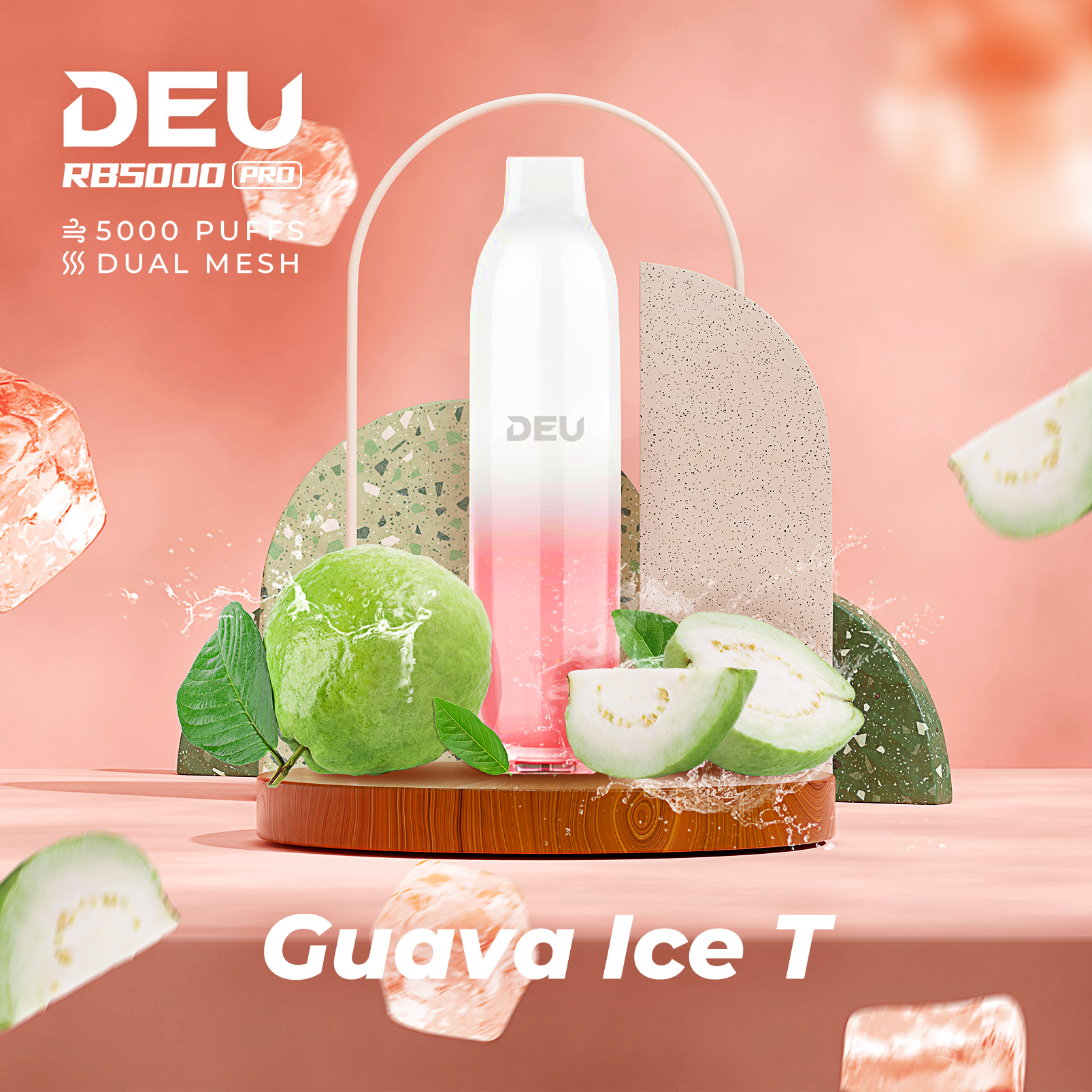 Deu Rb5000 Pro Disposable Vape Guava Ice T(Super Cool)