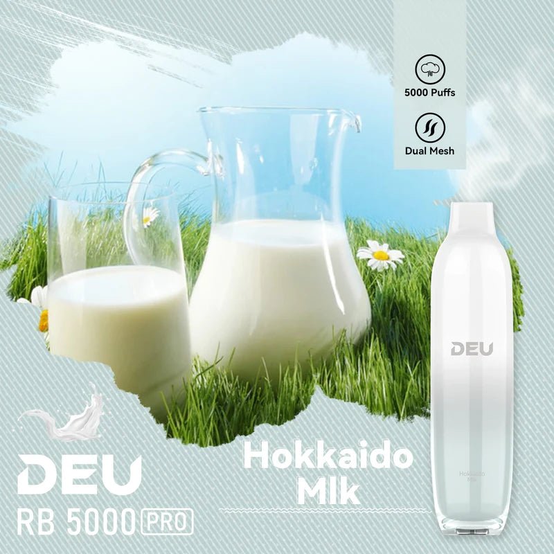 Deu Rb5000 Pro Disposable Vape Hokkaido Mlk