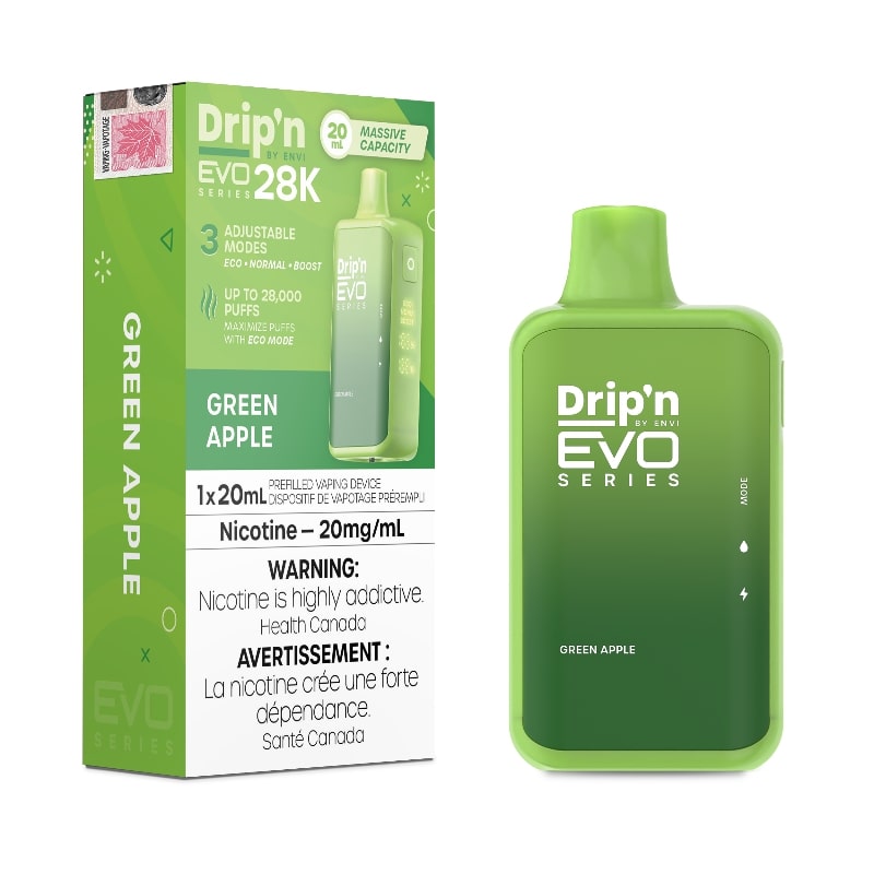 Drip'n 28K Disposable Vape Green Apple