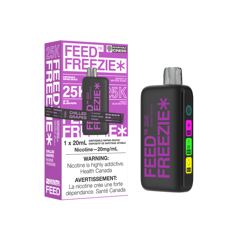 Feed Freezie 25k (25000) Disposable Vape Chilled Grapes