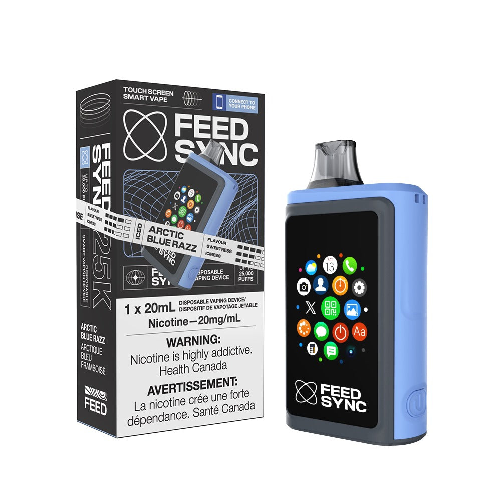 Feed Sync 25000 Disposable Vape Arctic Blue Razz