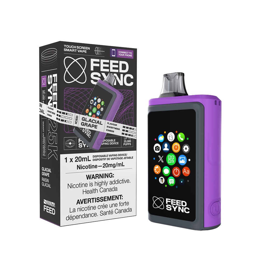 Feed Sync 25000 Disposable Vape Glacial Grape