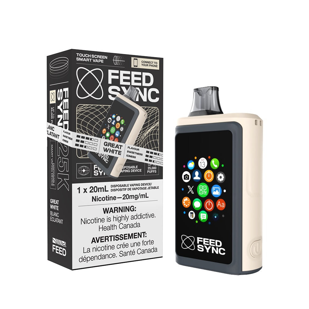 Feed Sync 25000 Disposable Vape Great White