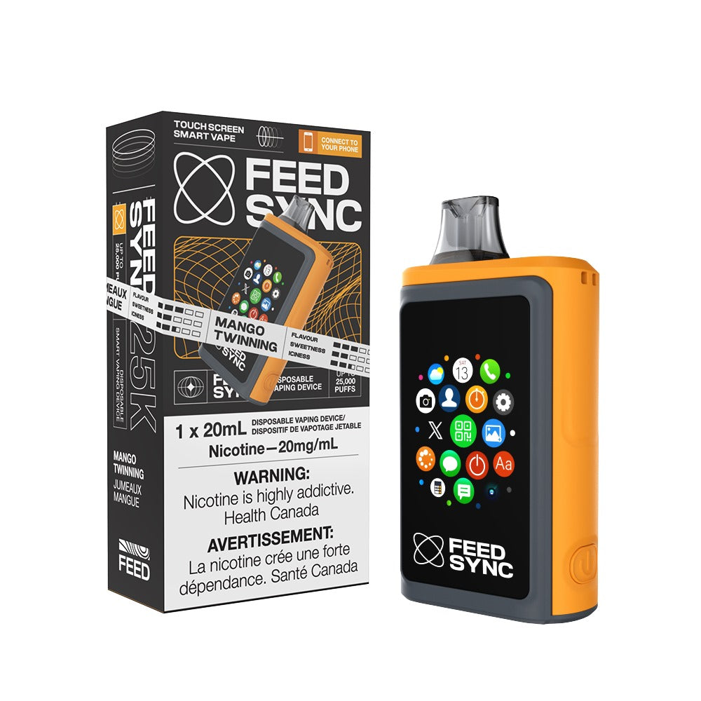 Feed Sync 25000 Disposable Vape Mango Twinning