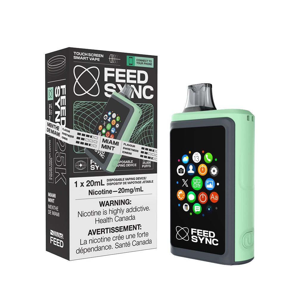 Feed Sync 25000 Disposable Vape Miami Mint