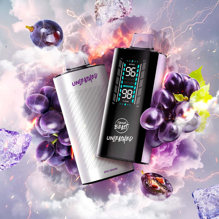 Flavour Beast   Unleashed Dcp 20k Disposable: Epic Grape