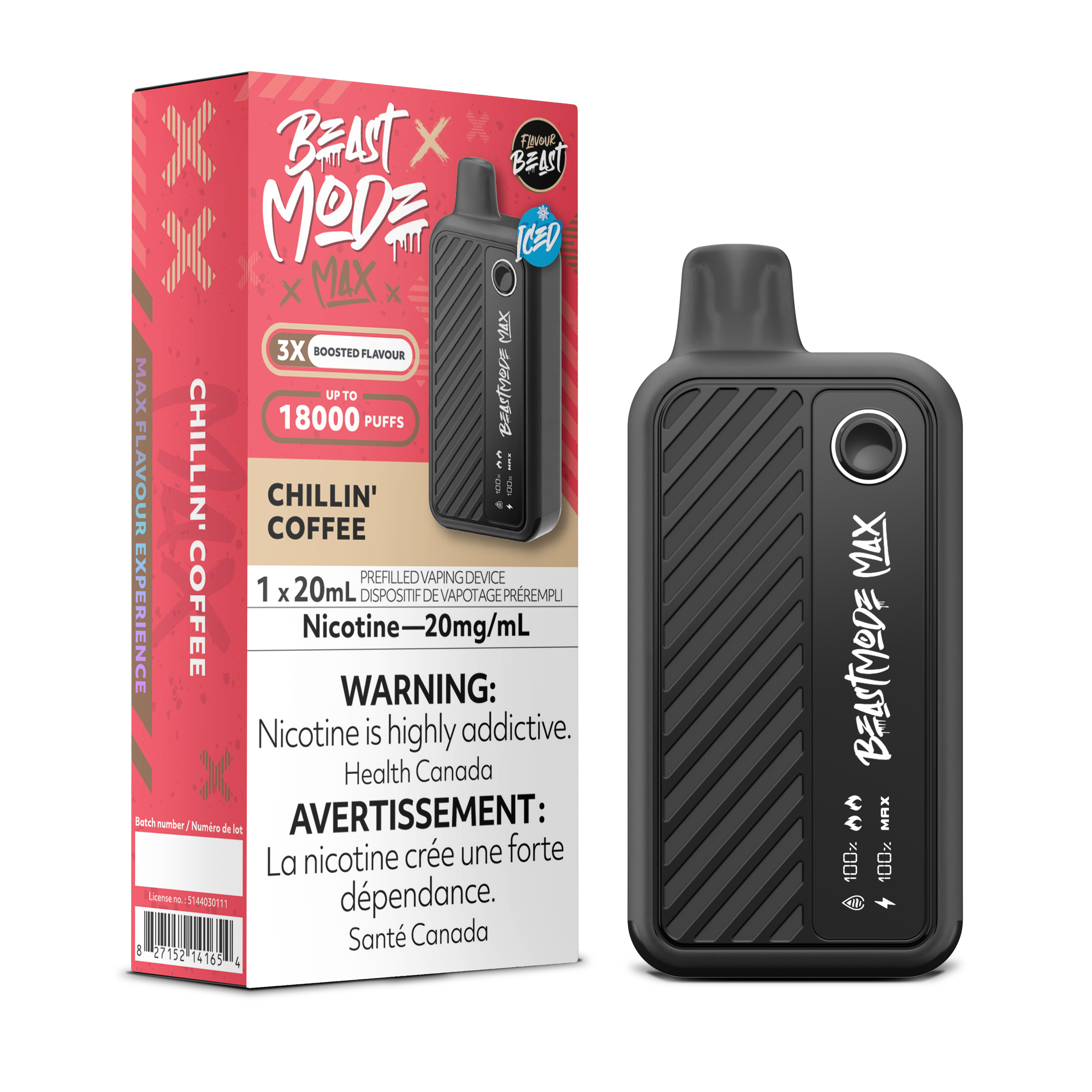 Flavour Beast Beast Mode Max 18K Disposable Chillin' Coffee