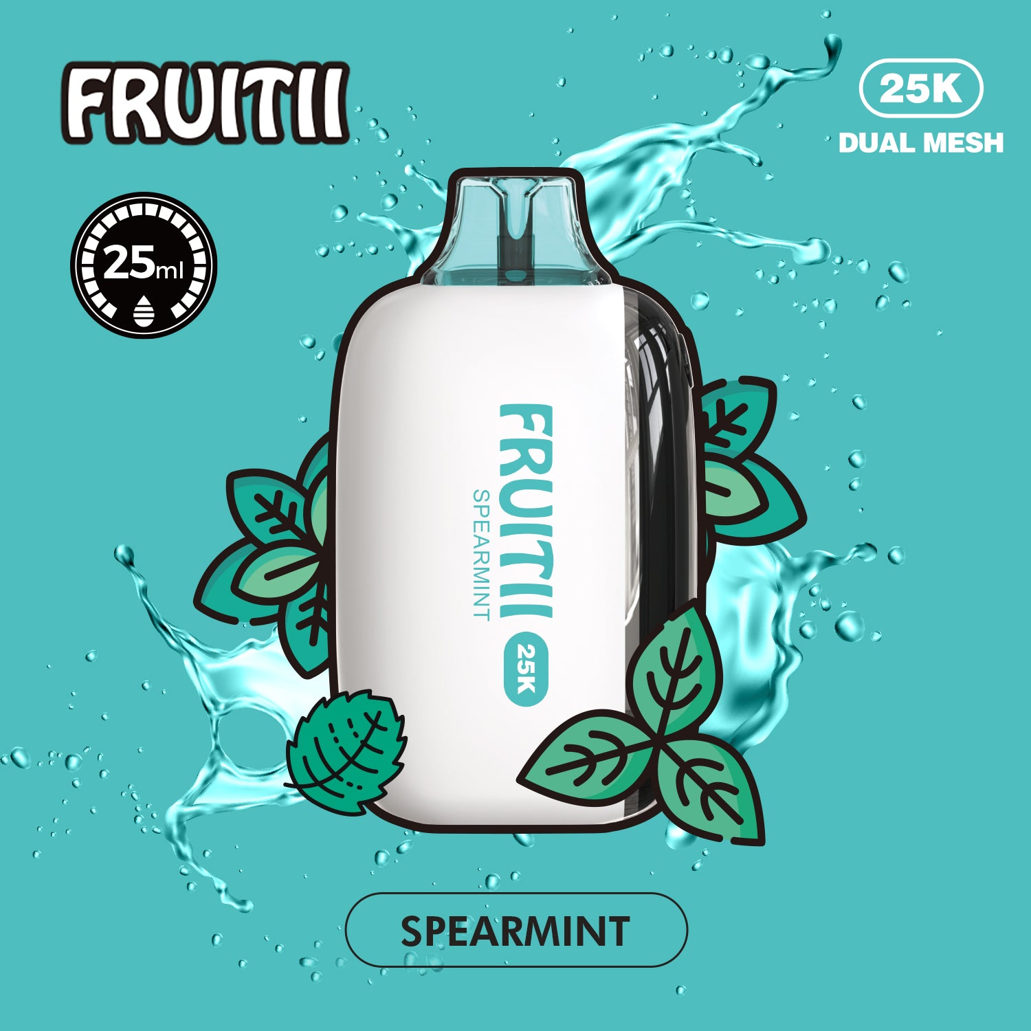 Fruitii 25k (25000) Disposable Vape Spearmint