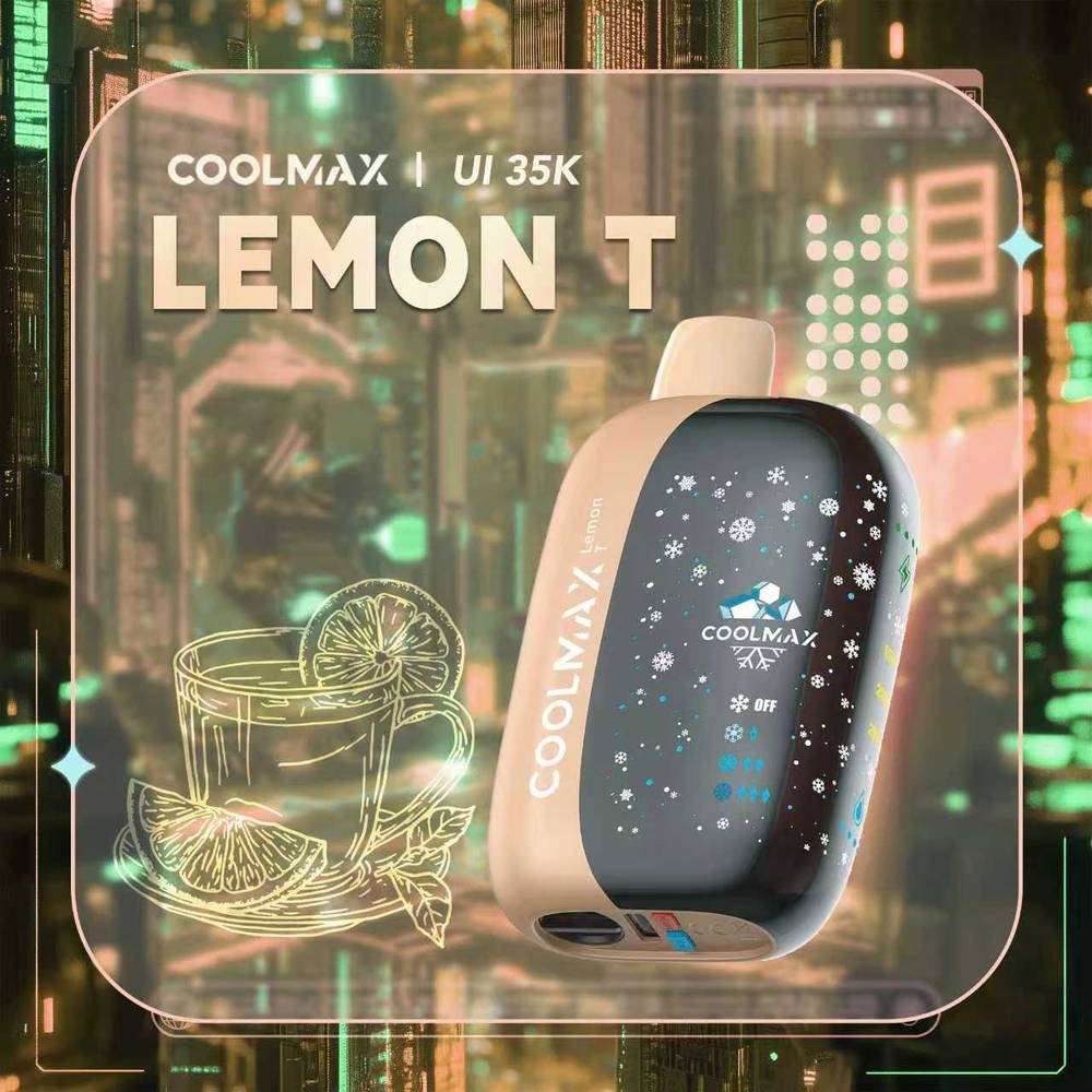 CoolMax UI35000 Disposable Vape - Lemon T Ice (Super Cool)