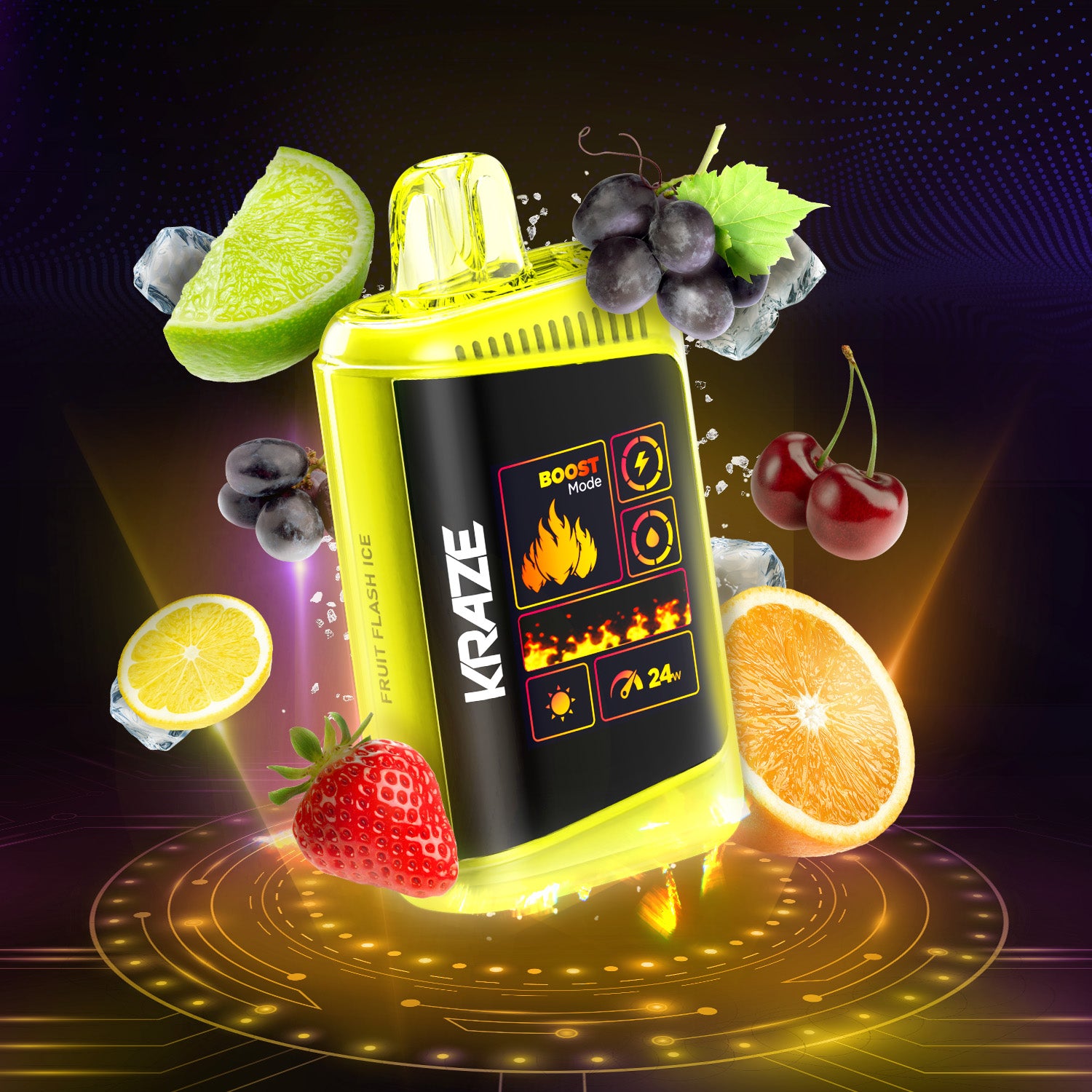 Kraze Hd Mega 20000 Disposable Fruit Flash Ice