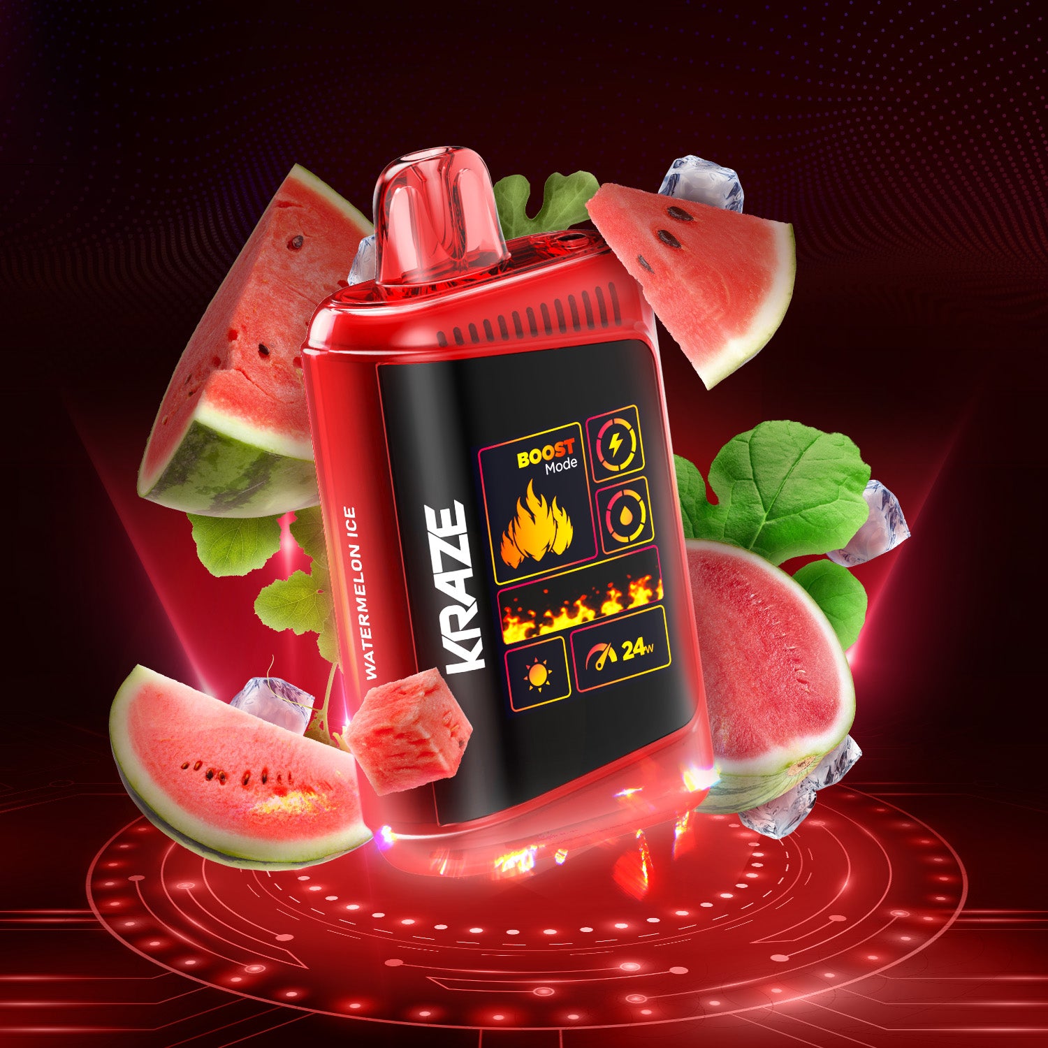 Kraze Hd Mega 20000 Disposable Watermelon Ice