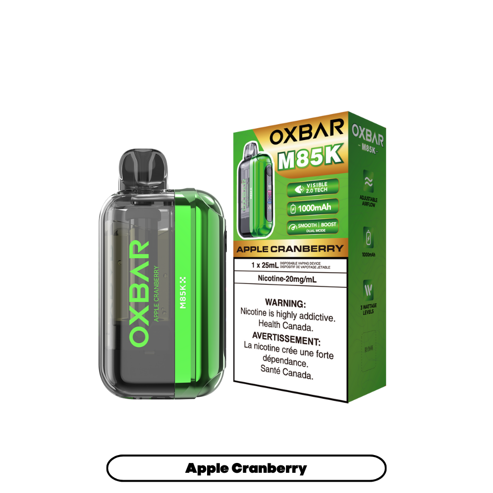 OXBAR M85K Disposable Vape Apple Cranberry