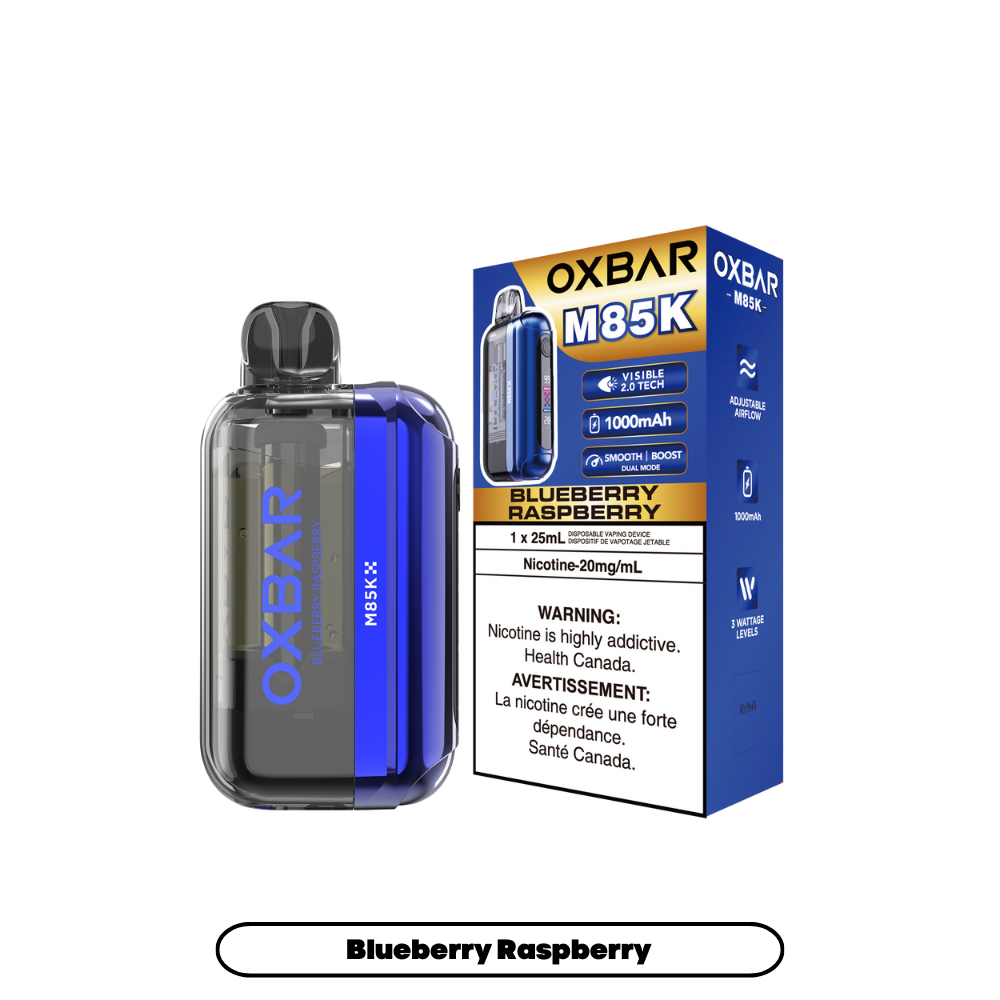 OXBAR M85K Disposable Vape Blueberry Raspberry
