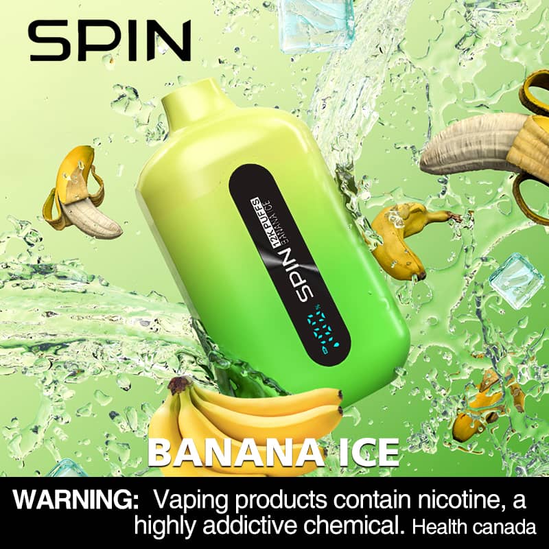 Spin 12K (12000) Disposable Vape Banana Ice