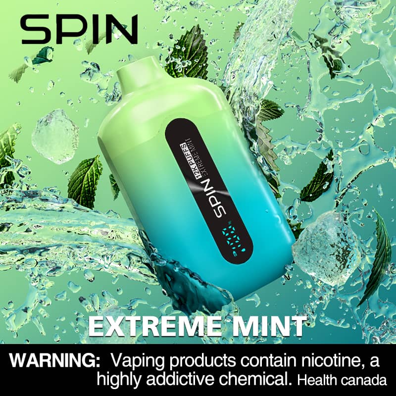 Spin 12K (12000) Disposable Vape Extreme Mint