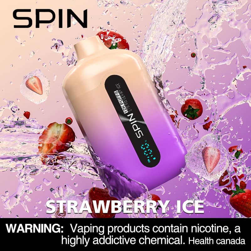 Spin 12K (12000) Disposable Vape Strawberry Ice