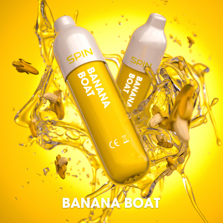 Spin 1500 Disposable Vape Banana Boat