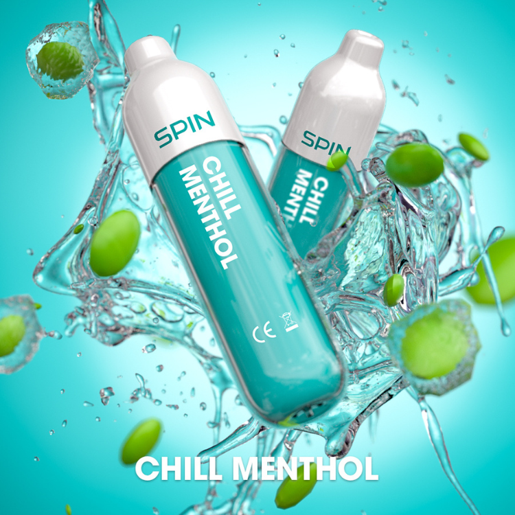 Spin 1500 Disposable Vape Chill Menthol