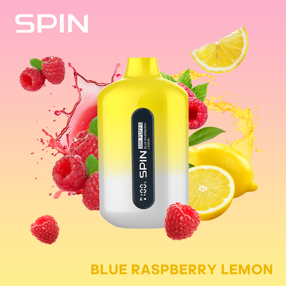 Spin 30K (30000) Disposable Vape Blue Raspberry Lemon