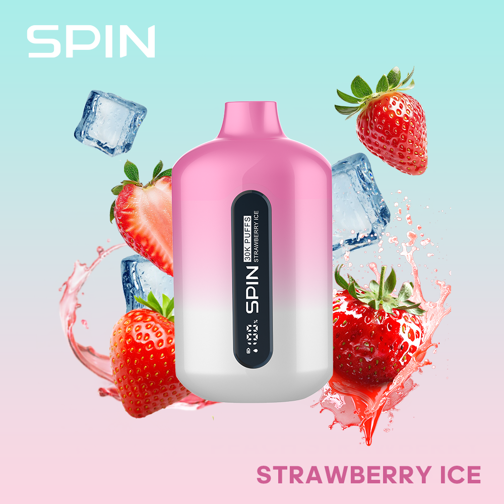 Spin 30K (30000) Disposable Vape Strawberry Ice