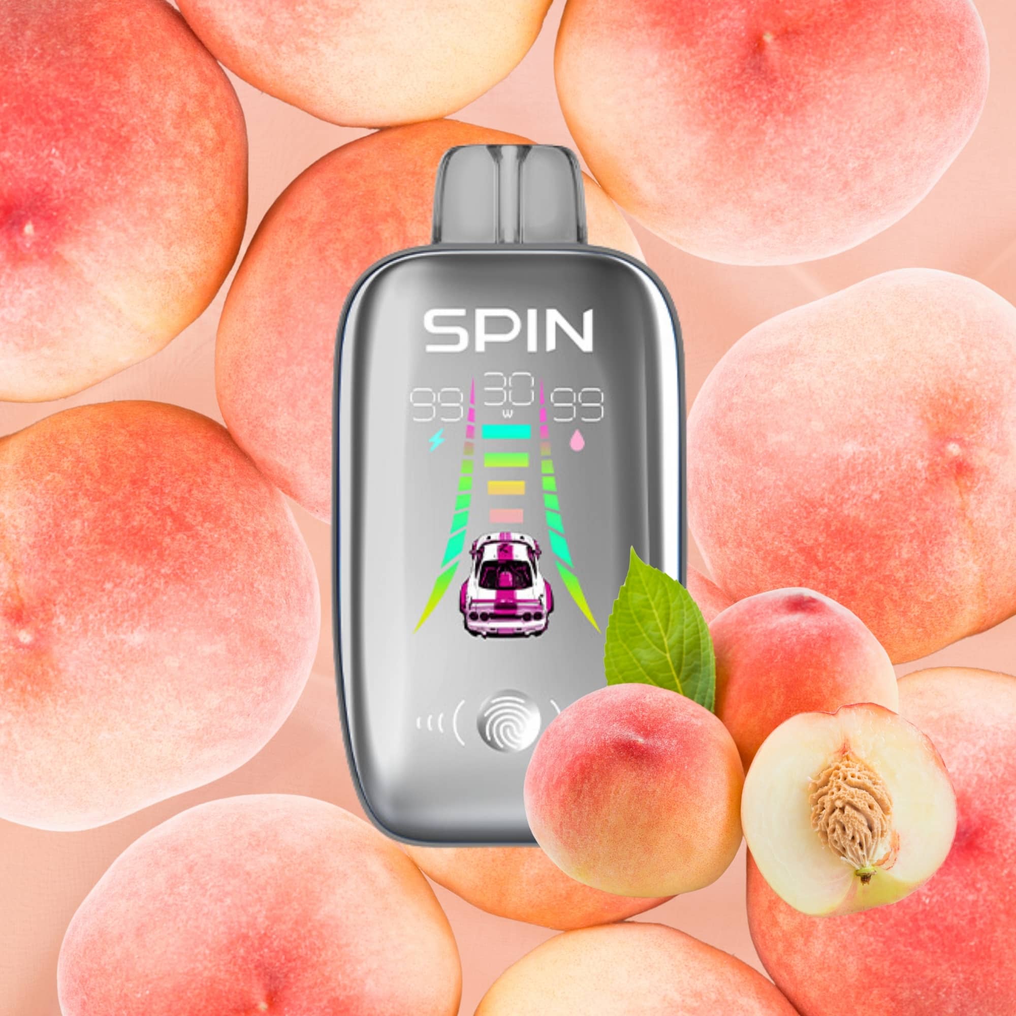 Spin Ultra 40K (40000) Disposable Vape White Peach