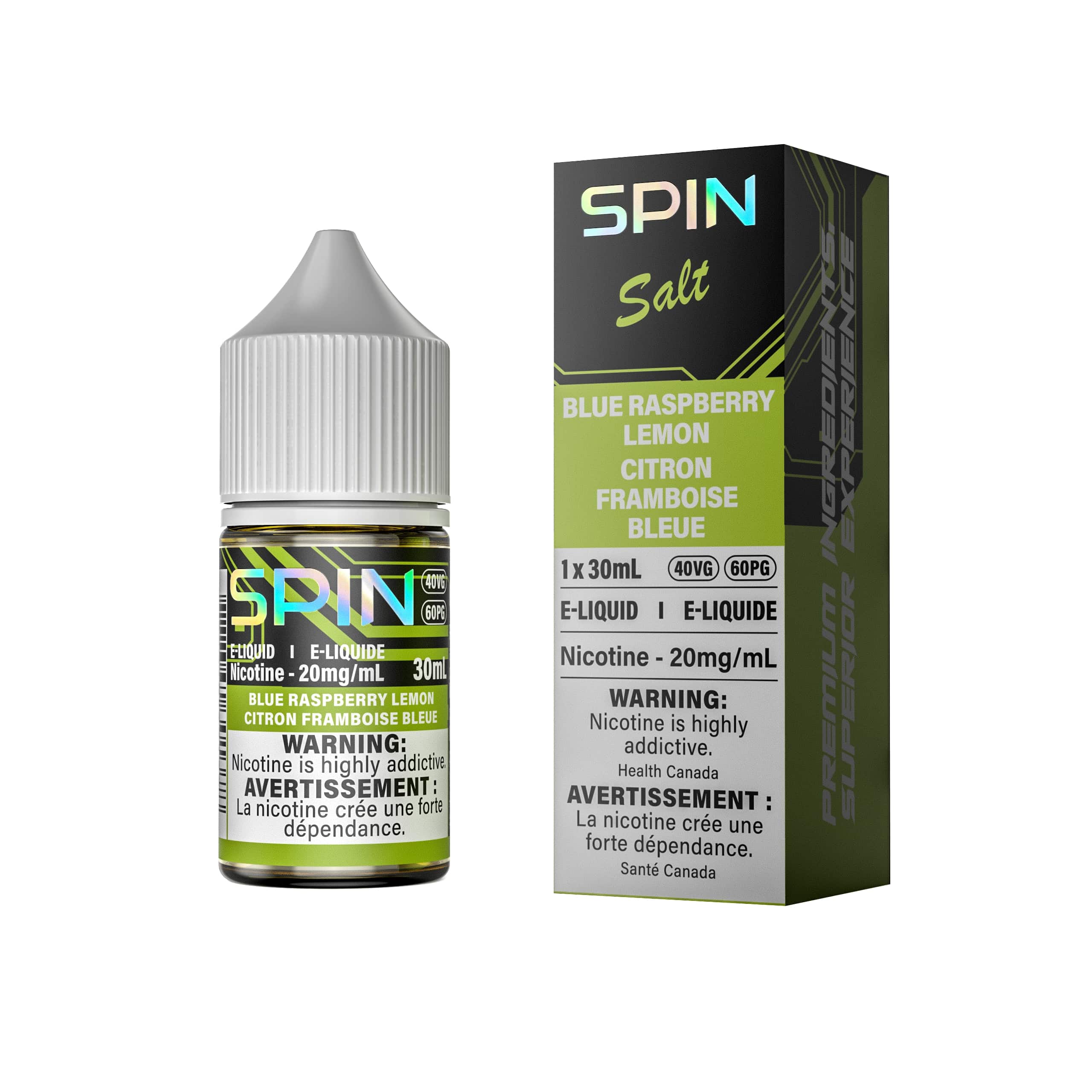 Spin E-Liquid Salt Blue Raspberry Lemon