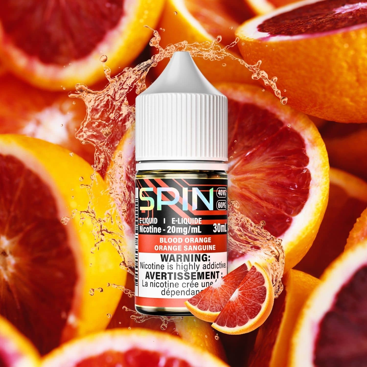 Spin E-Liquid Salt Blood Orange