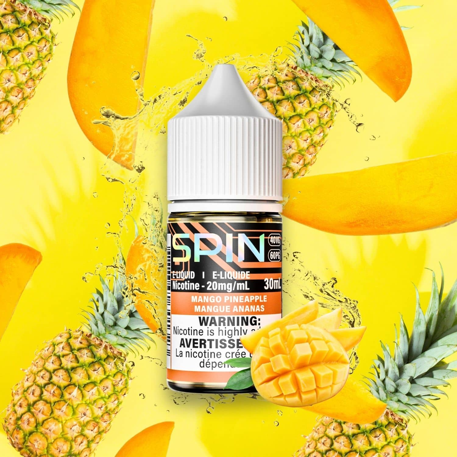 Spin E-Liquid Salt Mango Pineapple