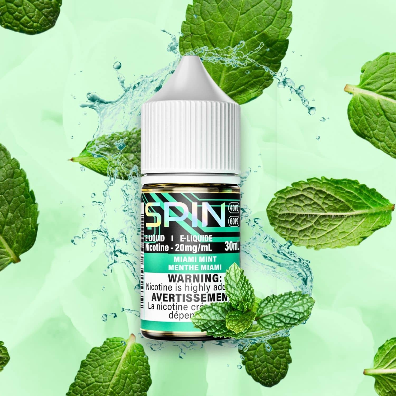 Spin E-Liquid Salt Miami Mint